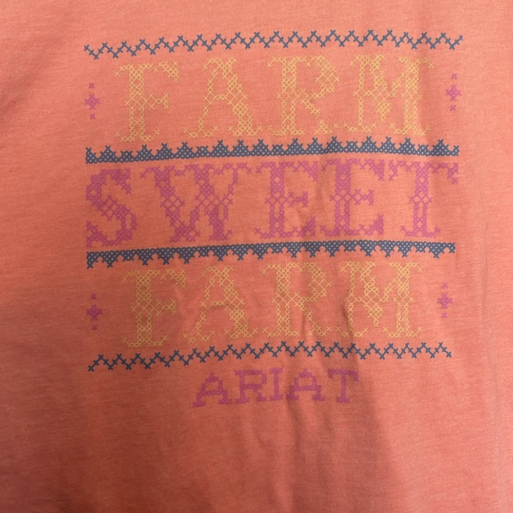 Ariat farm sweet farm tshirt L - Picture 7 of 9